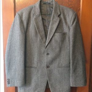 Brown herringbone wool suit 40R / 37R